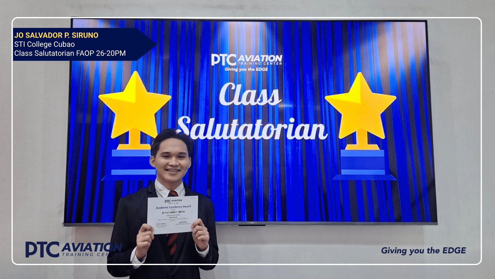 PTC Aviation Graduation 