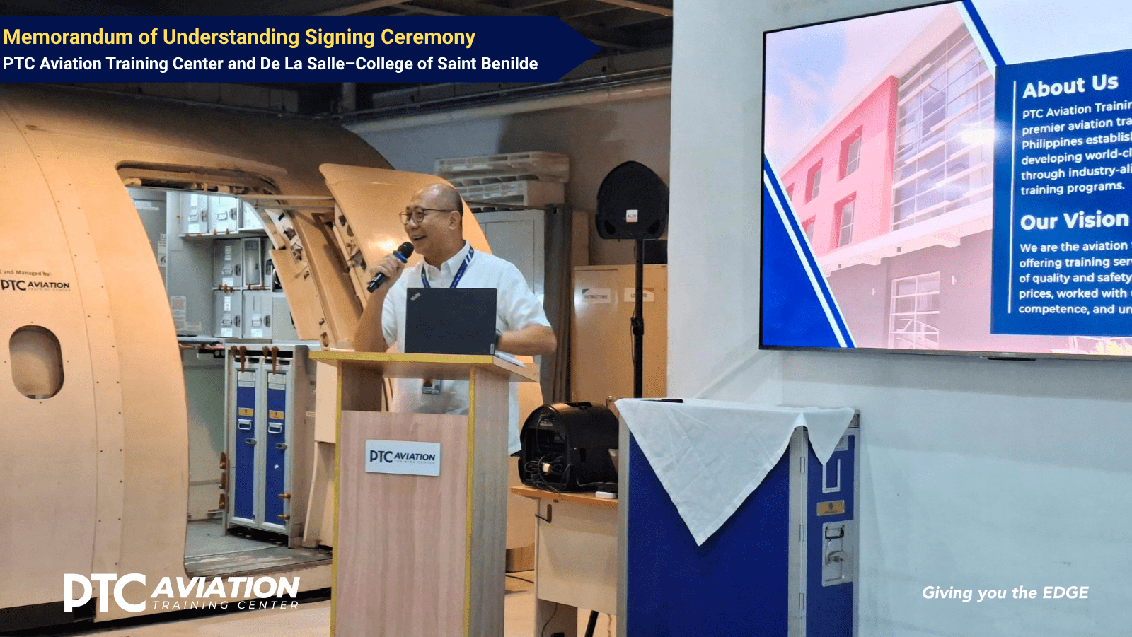 PTC Aviation Training Center and De La Salle – College of Saint Benilde
