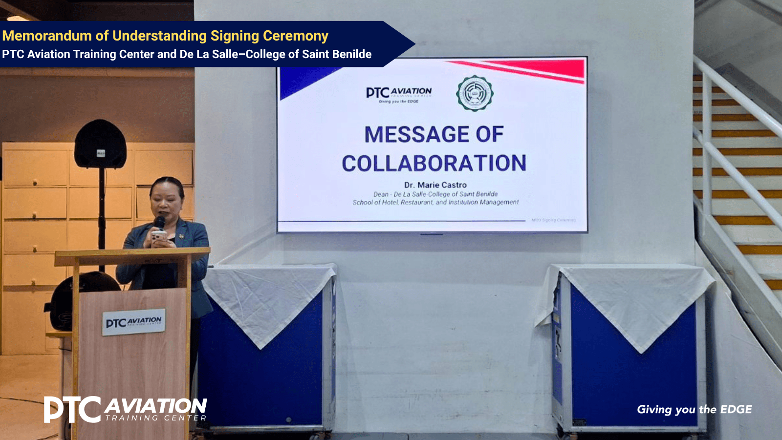 PTC Aviation Training Center and De La Salle – College of Saint Benilde