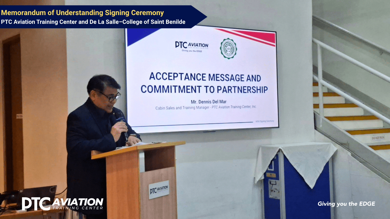 PTC Aviation Training Center and De La Salle – College of Saint Benilde