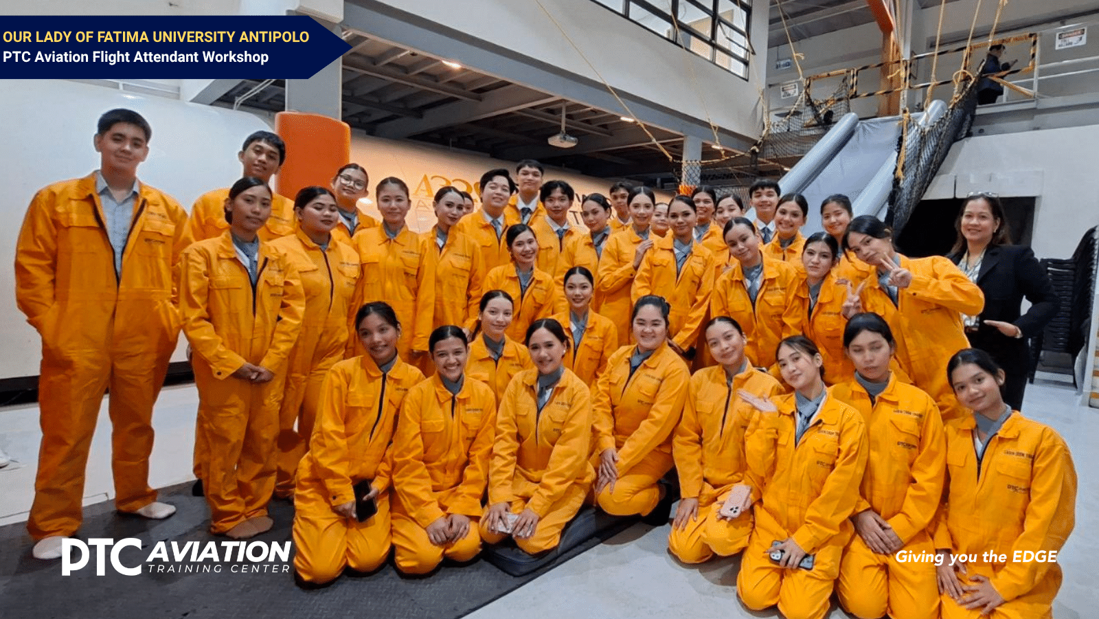 students from various campuses of our lady of fatima university