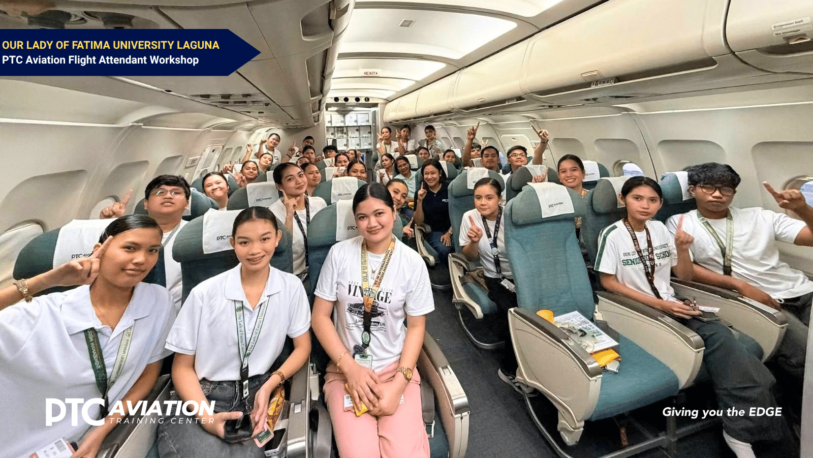 students from various campuses of our lady of fatima university