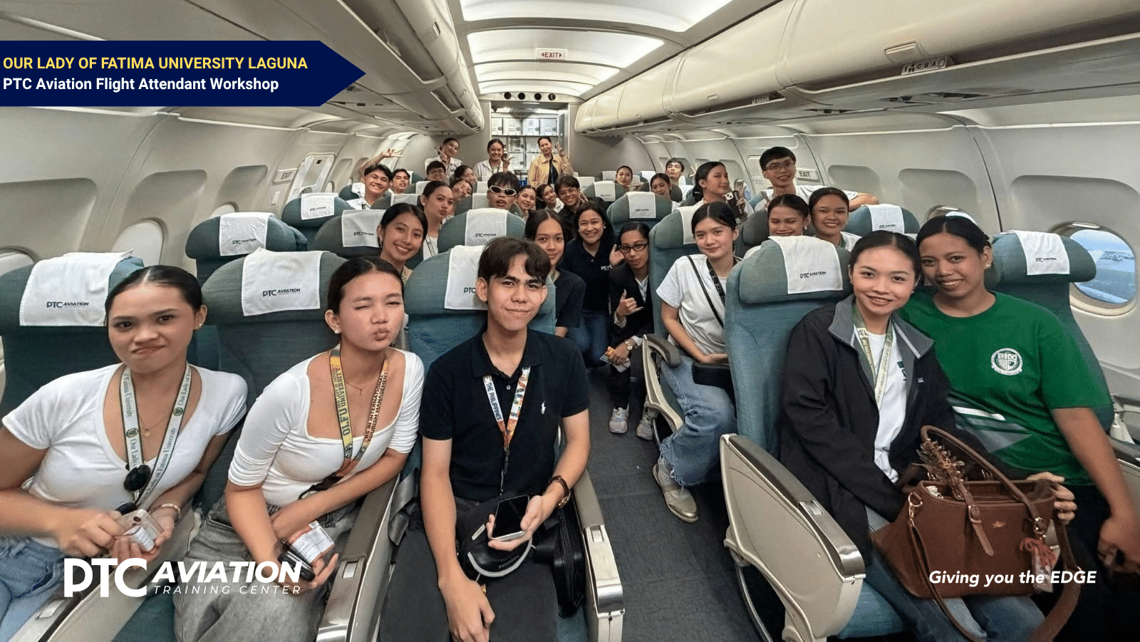 students from various campuses of our lady of fatima university